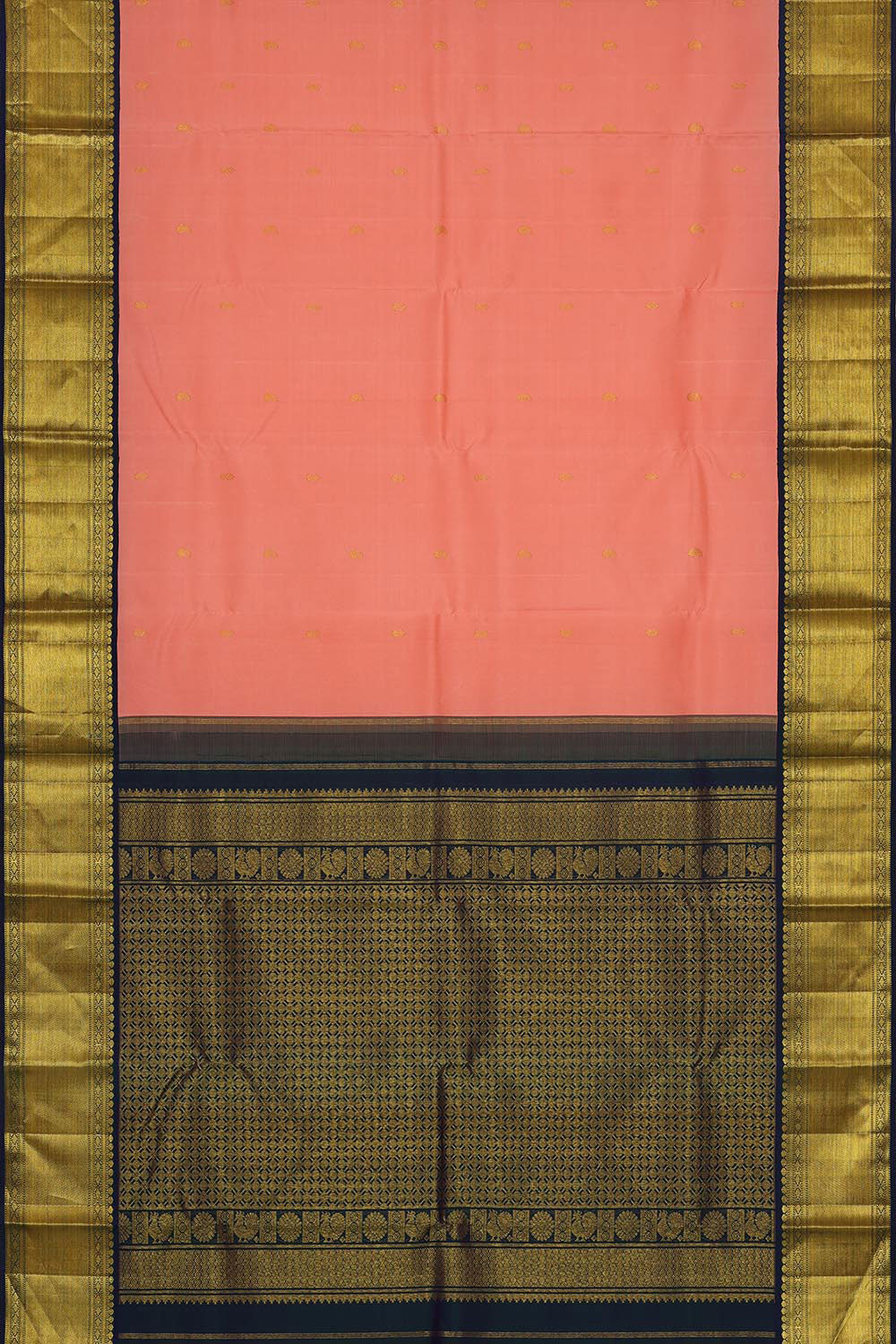 Image of Arani Silk Peach Saree